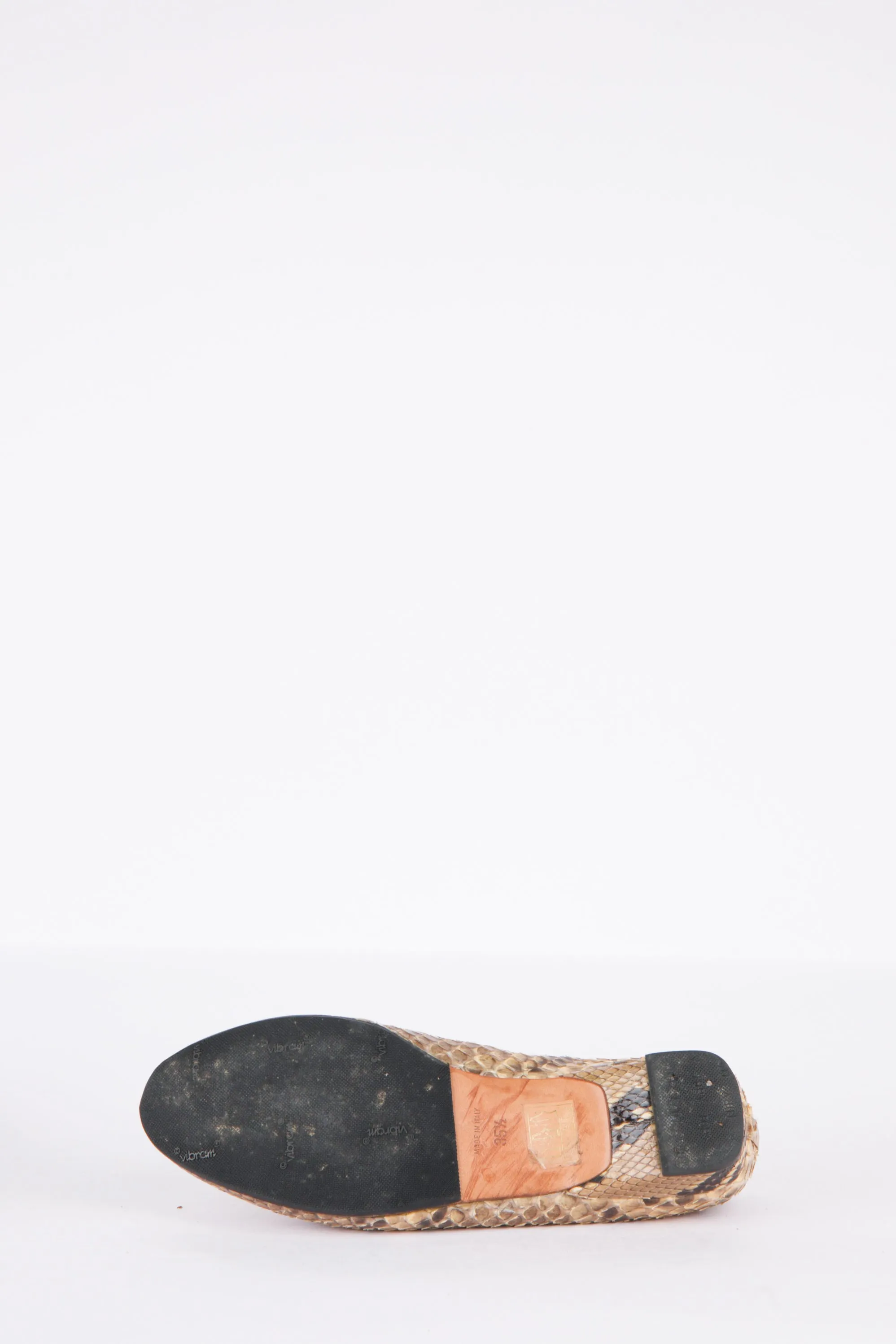 2000's Chanel 'Python Snakeskin' Ballet Flats