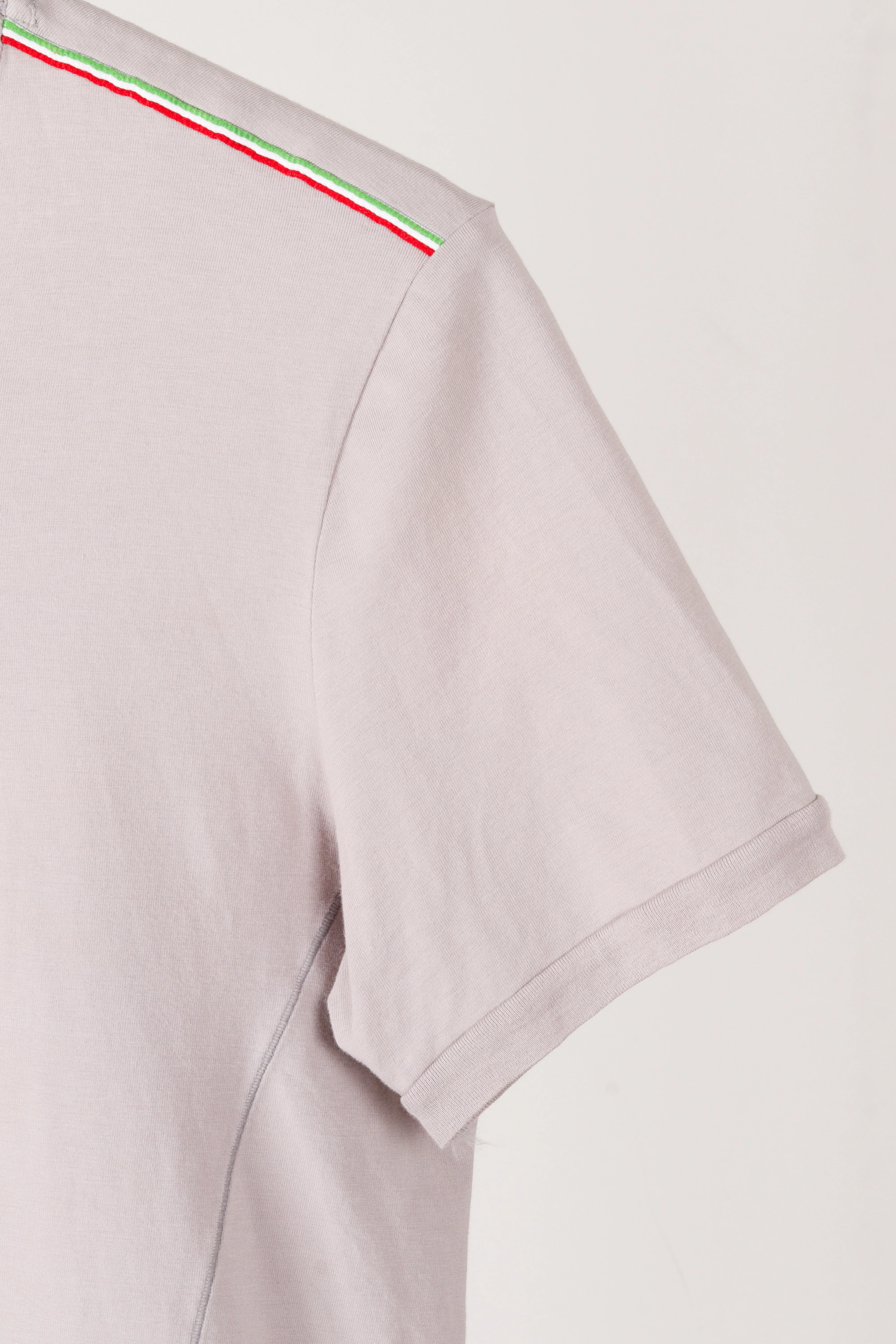 2000's Dolce & Gabbana 'Italy Striped' T-Shirt Gray