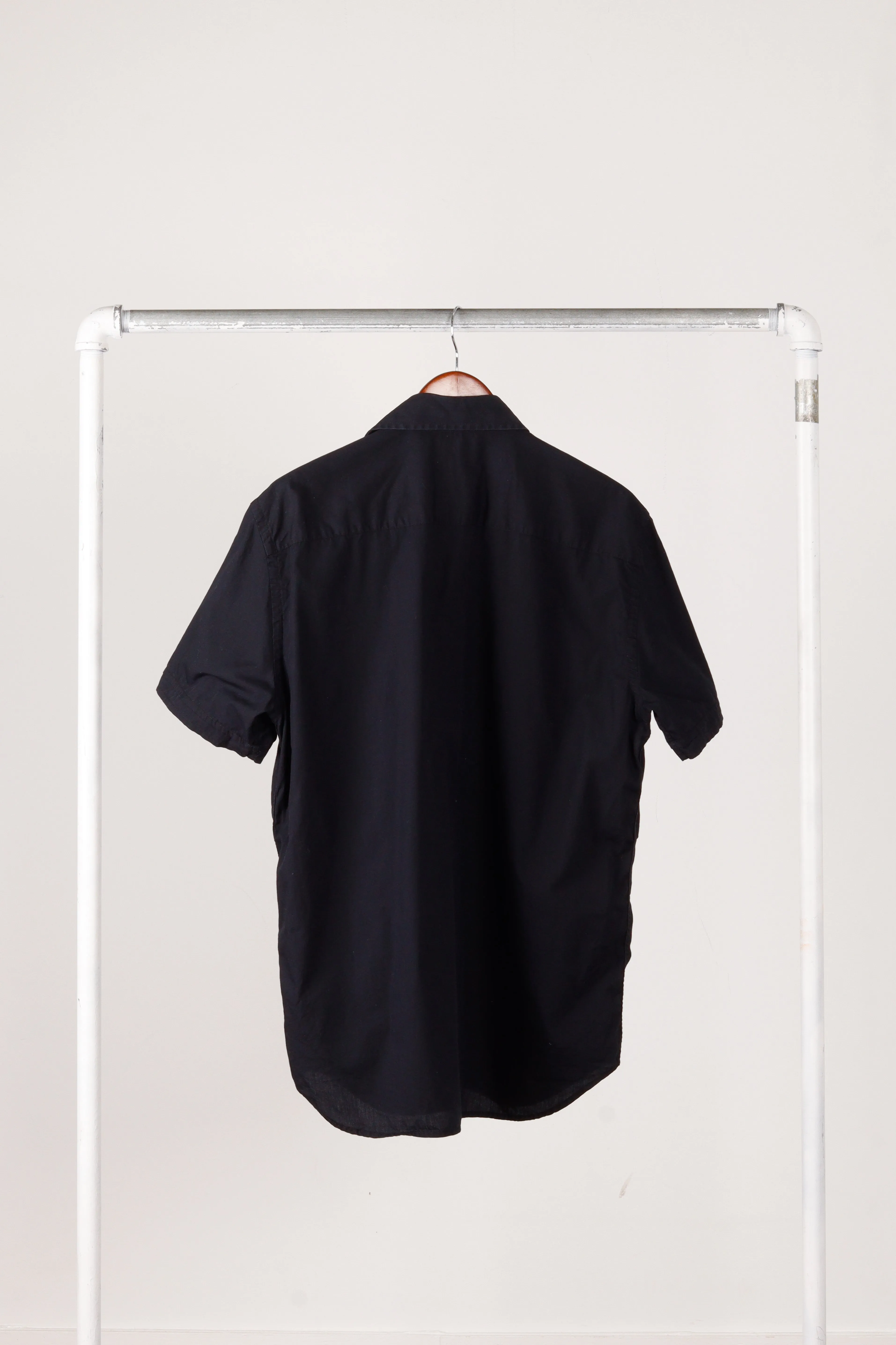2000's Versace Sport 'Tackle Twill Embroidered Logo' S/S Shirt