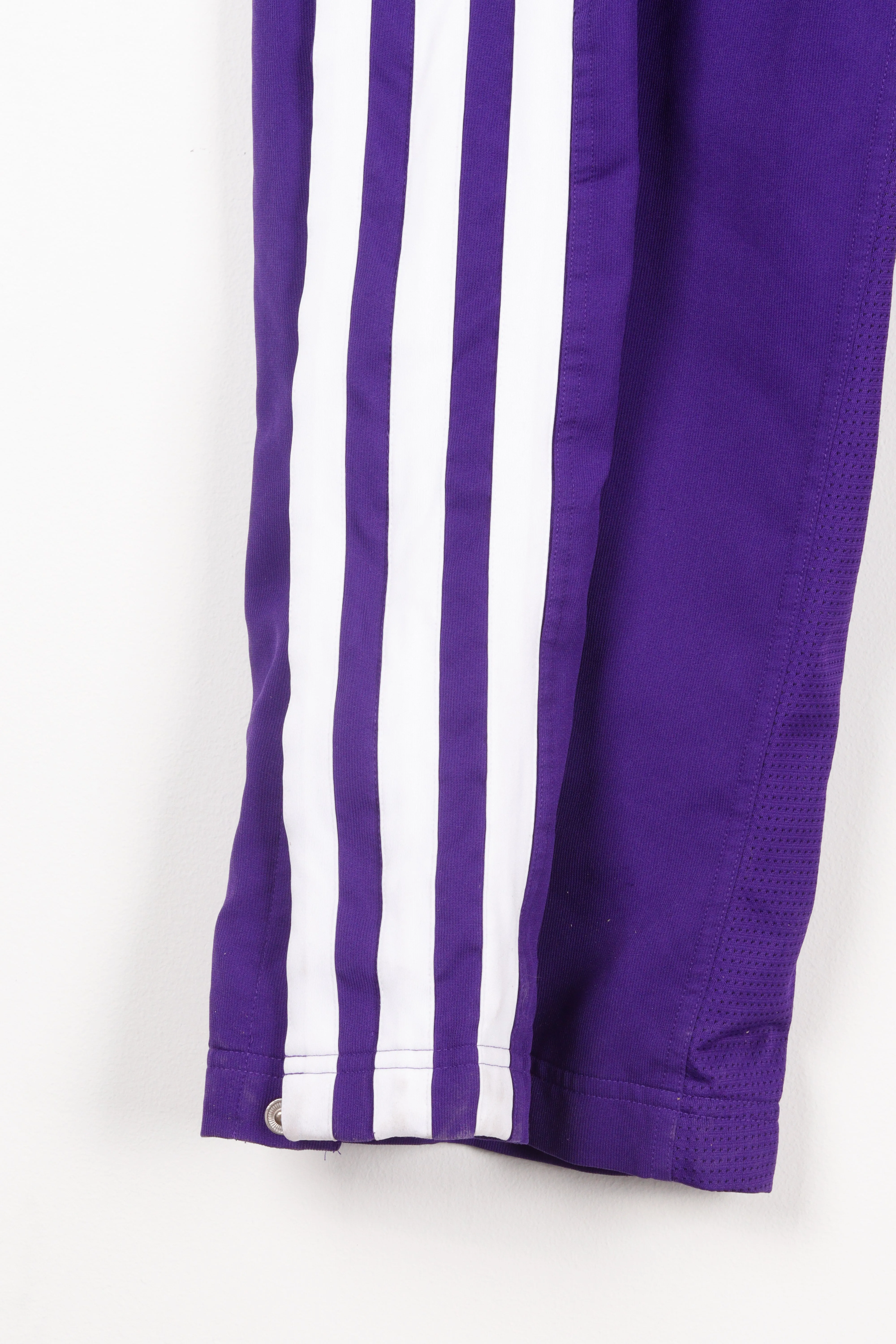 2011-12 Andrew Bynum Los Angeles Lakers Away' Tear Away Warm Up Pants Purple