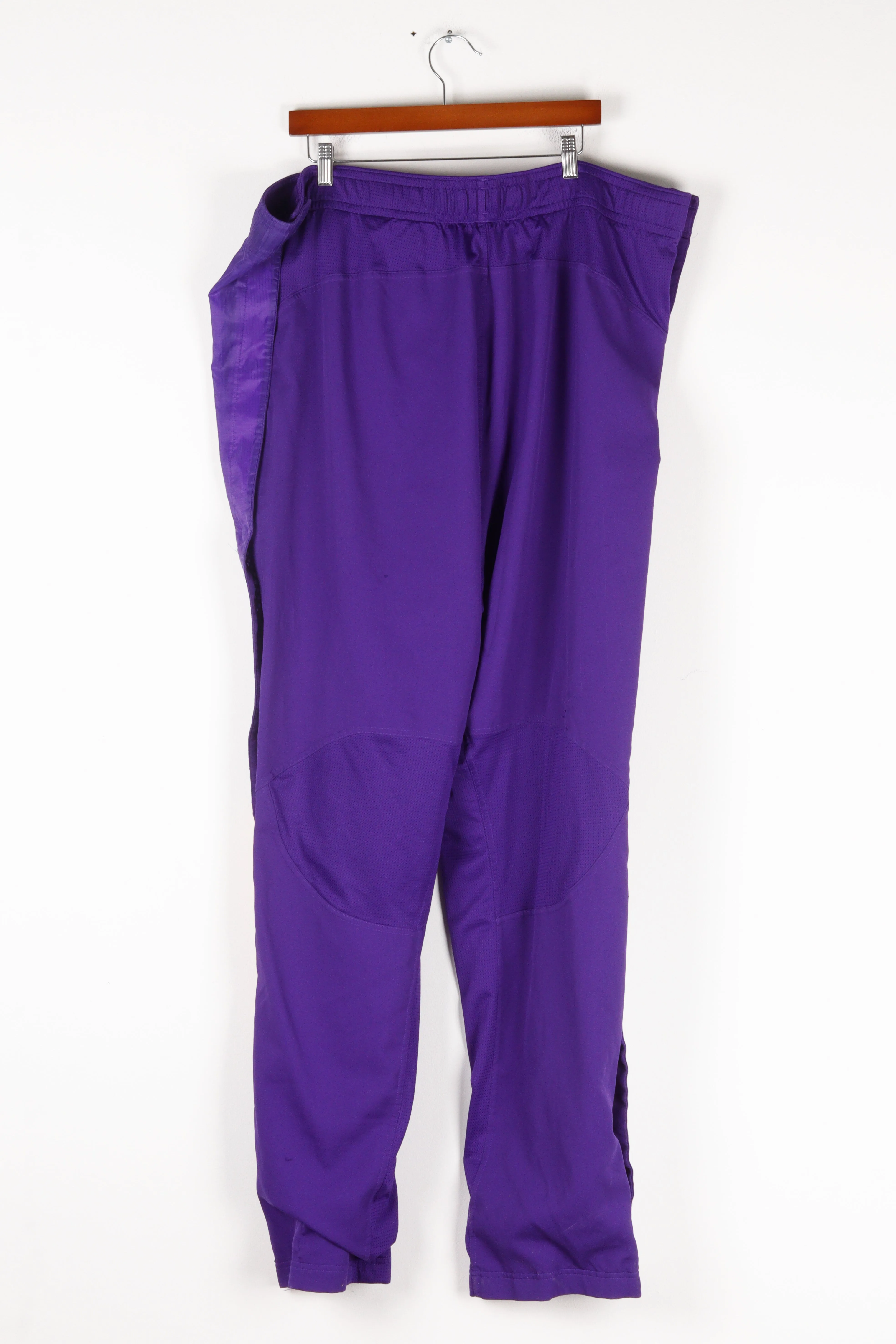 2011-12 Andrew Bynum Los Angeles Lakers Away' Tear Away Warm Up Pants Purple