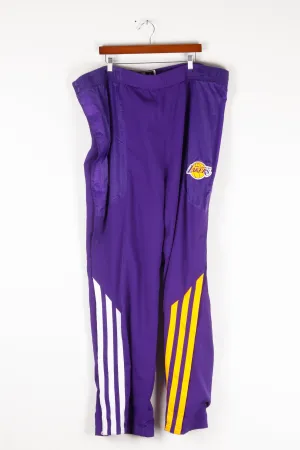 2011-12 Andrew Bynum Los Angeles Lakers Away' Tear Away Warm Up Pants Purple