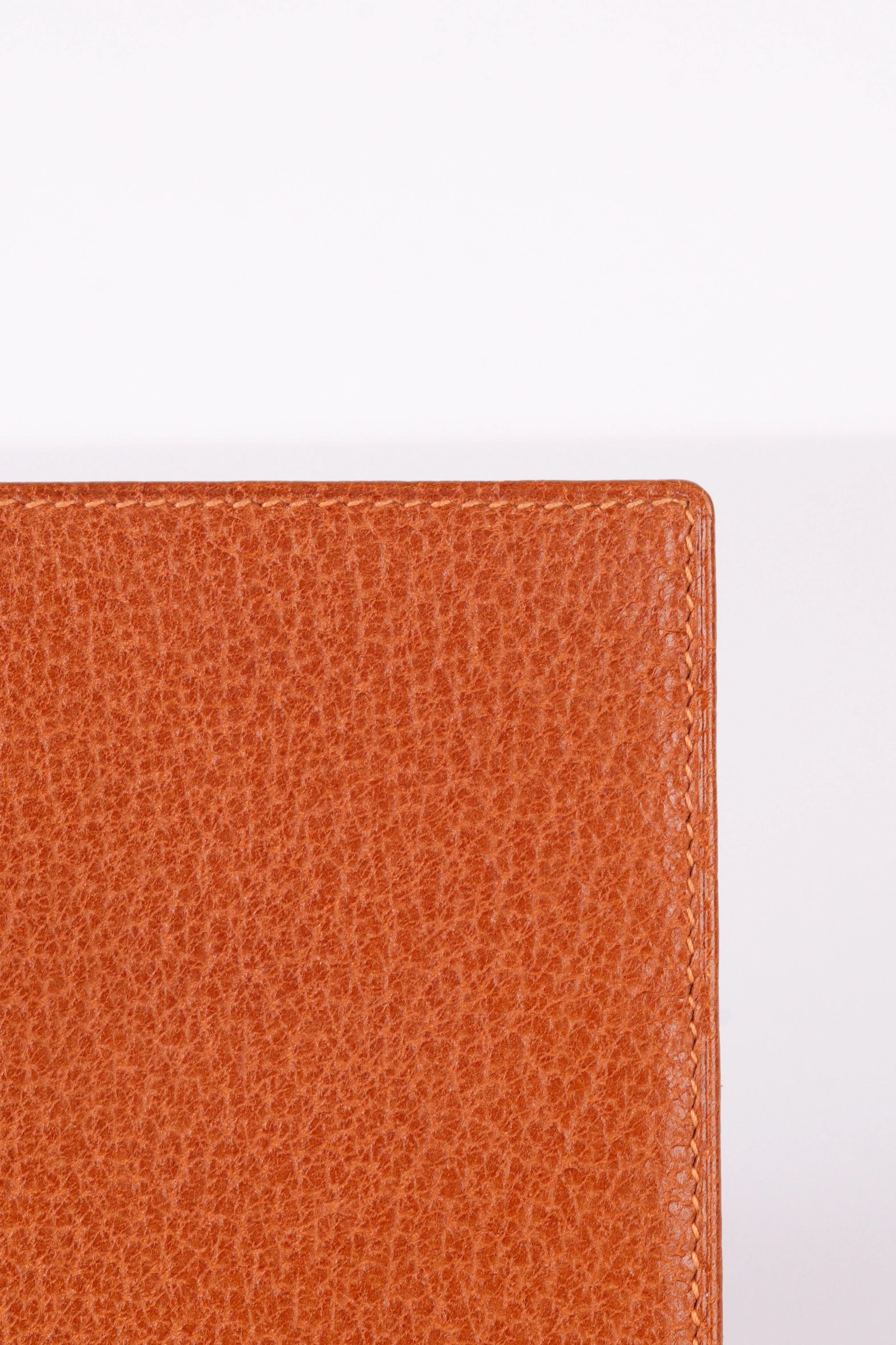 90's Gucci 'Bi Fold Leather' Wallet Tan