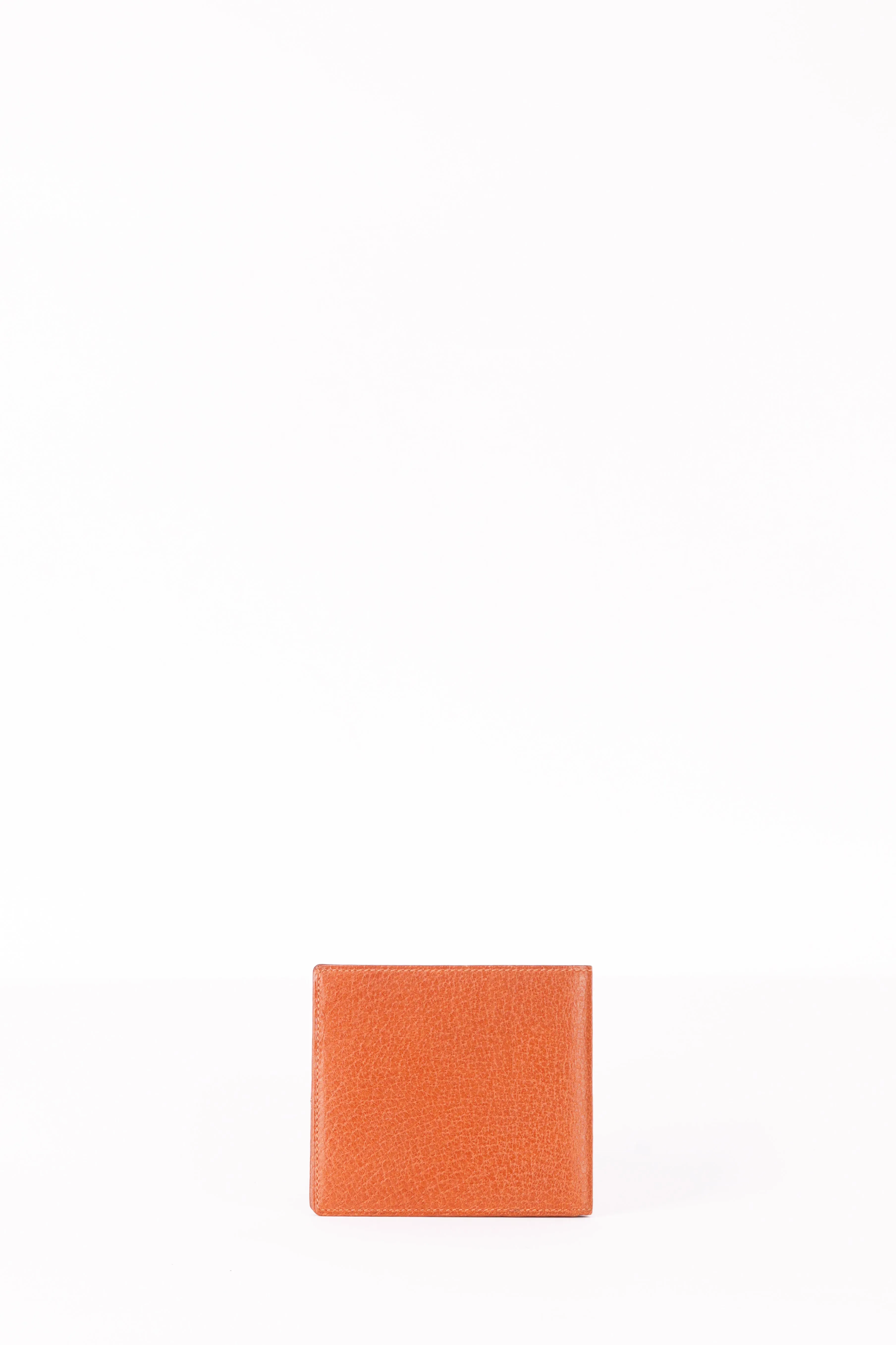 90's Gucci 'Bi Fold Leather' Wallet Tan