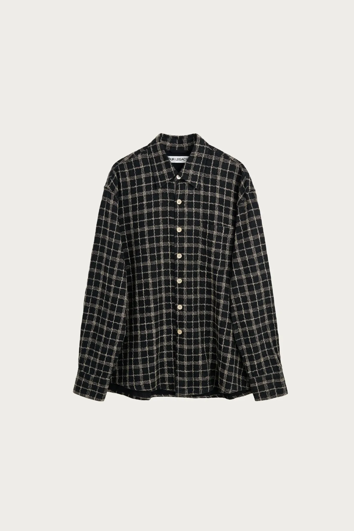 Above Shirt - Black Fishnet Cloth