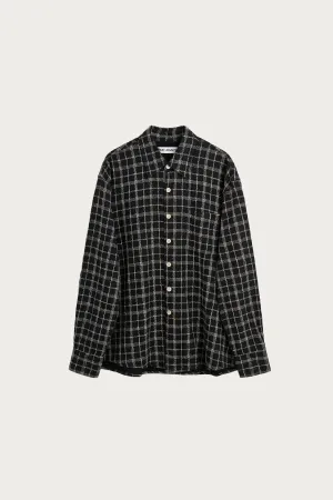 Above Shirt - Black Fishnet Cloth