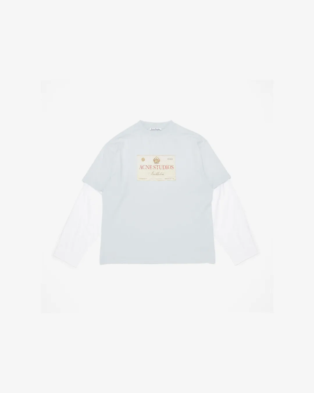 ACNE STUDIOS Layered Print T-Shirt