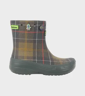 BarbourxCrocs Classic Boot Kelp