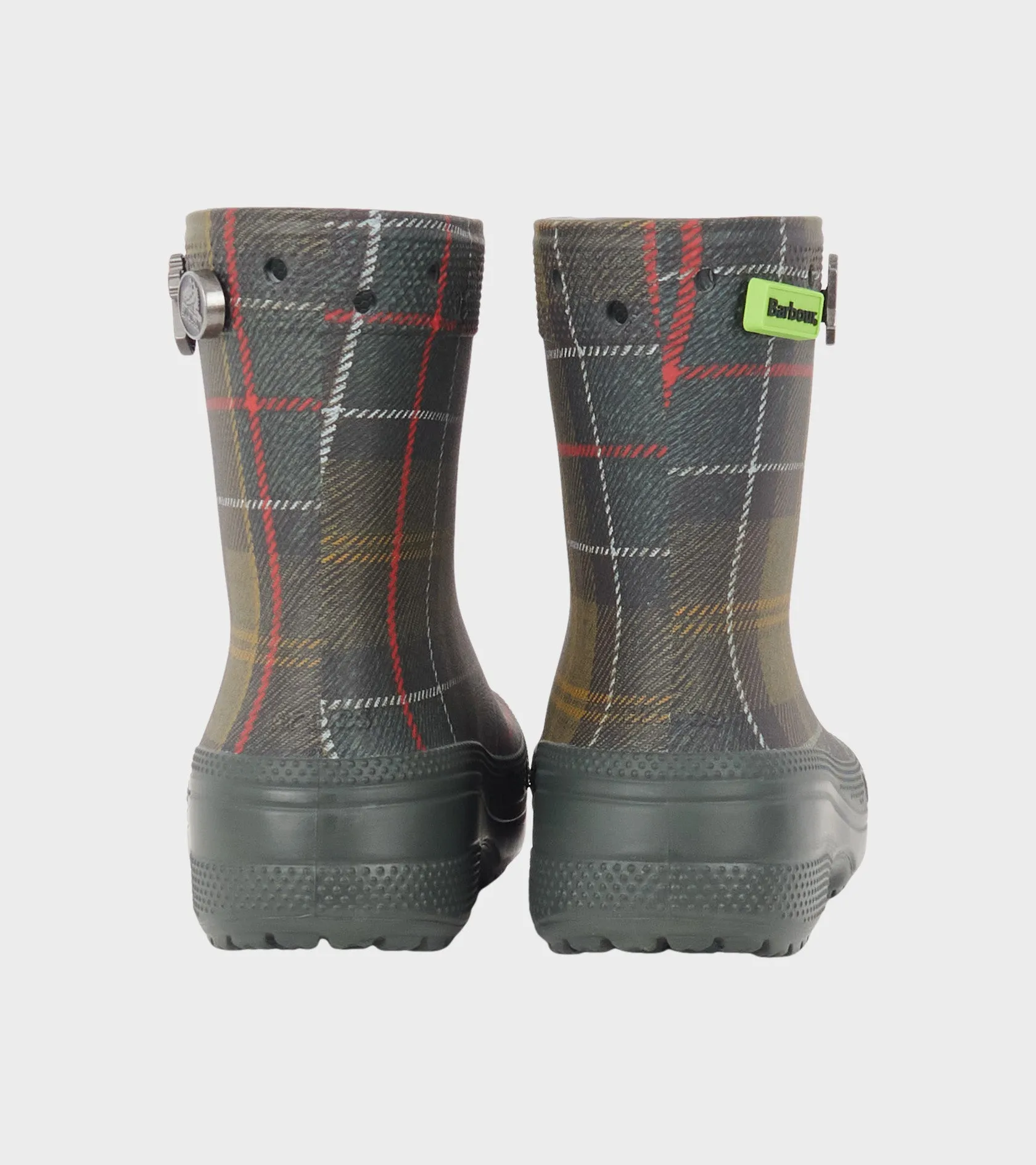 BarbourxCrocs Classic Boot Kelp