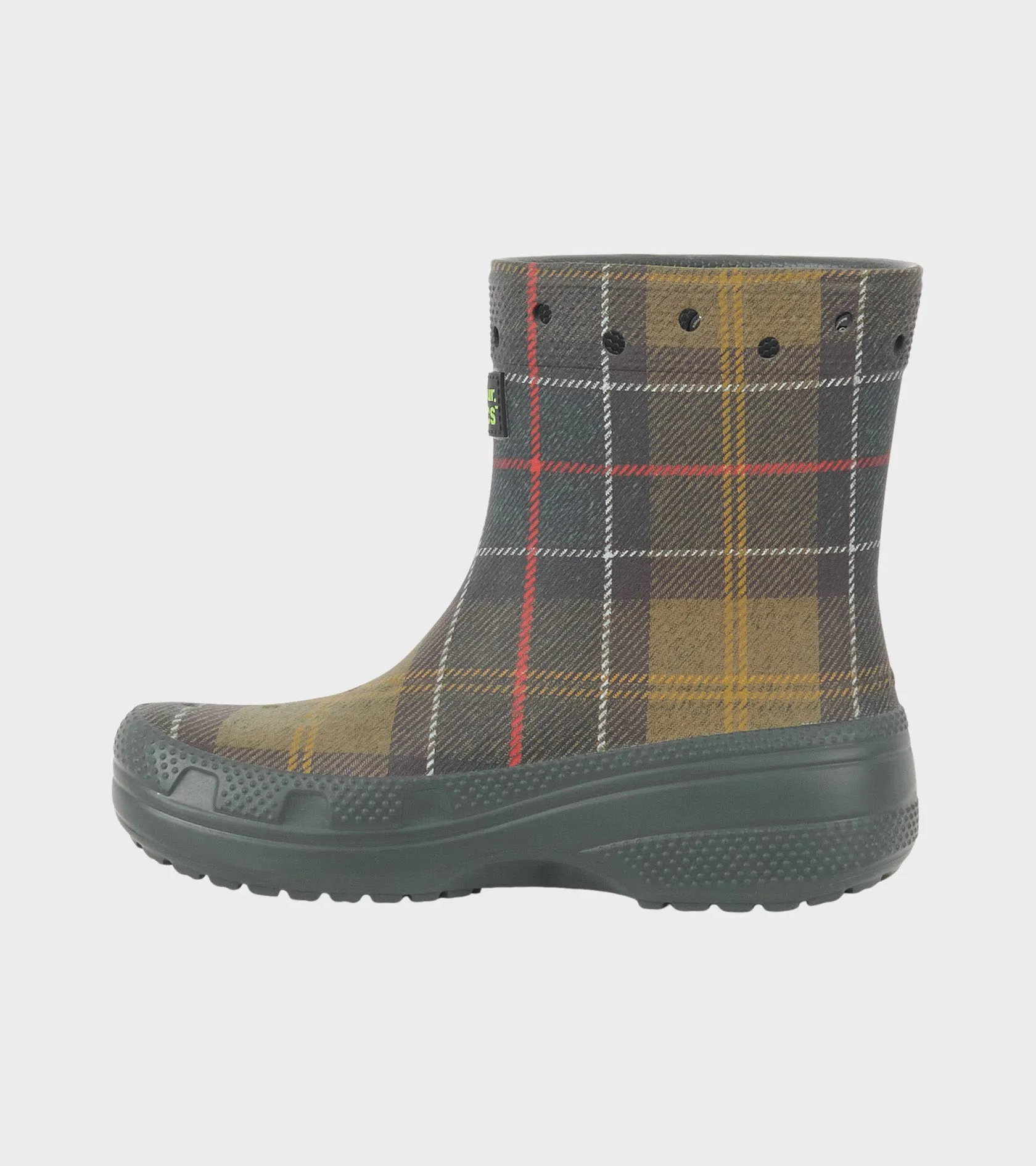 BarbourxCrocs Classic Boot Kelp