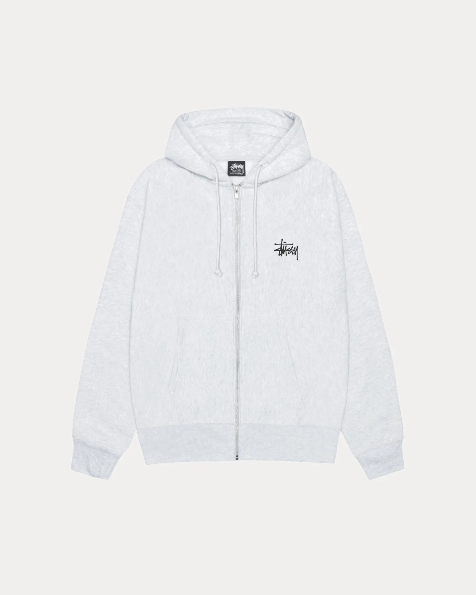 BASIC STSSY ZIP HOODIE