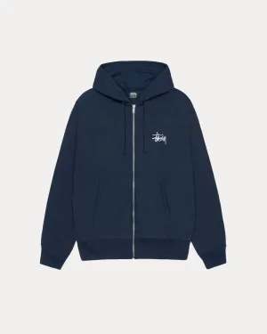 BASIC STSSY ZIP HOODIE