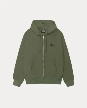 BASIC STSSY ZIP HOODIE