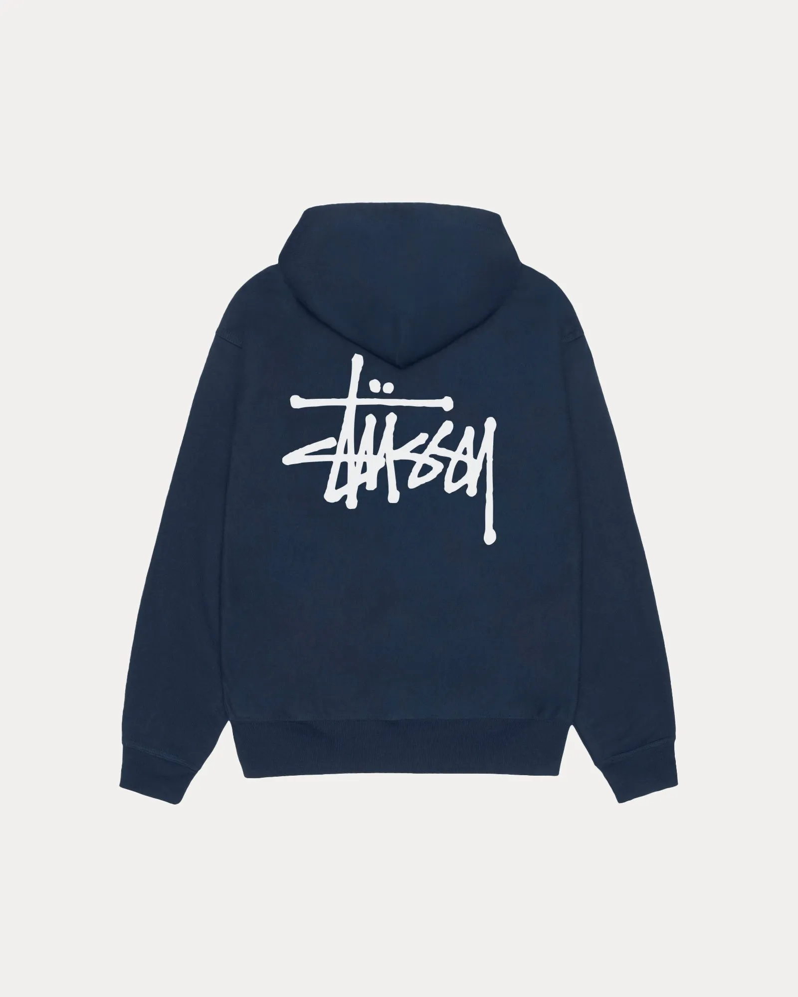 BASIC STSSY ZIP HOODIE
