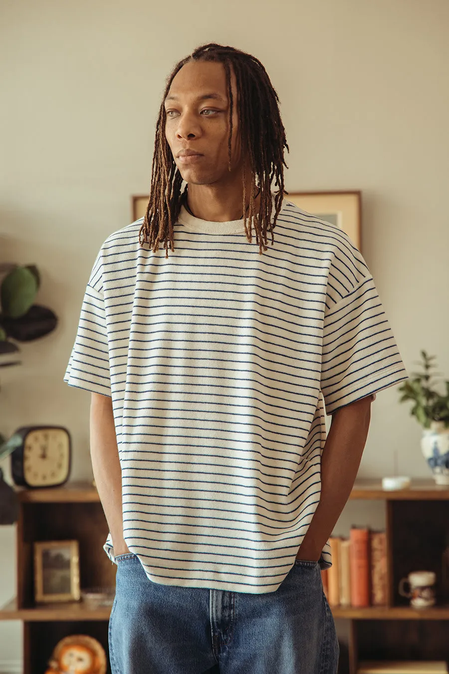 Boxy Freedom T-Shirt - Blu-ish