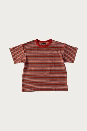 Boxy Freedom T-Shirt - Red Fantasy