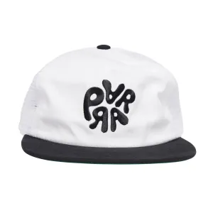 BY PARRA 1976 LOGO 5 PANEL HAT // WHITE