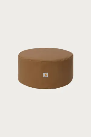 Canvas Pouf - Hamilton Brown