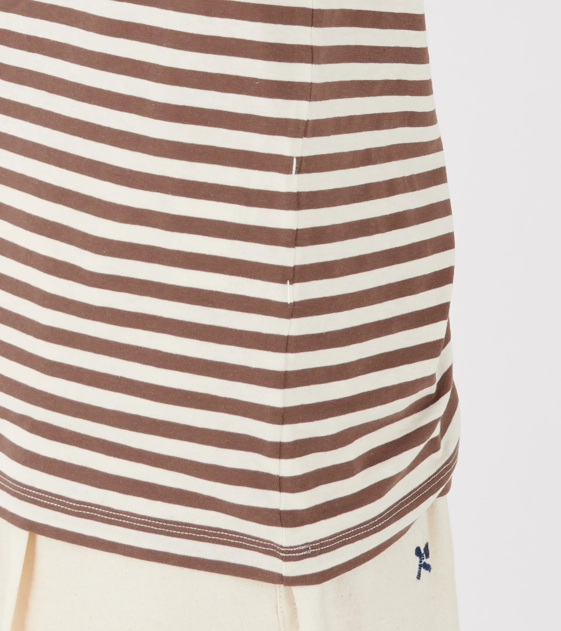 Classic Circular Tee Striped II Mix Coffee