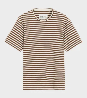 Classic Circular Tee Striped II Mix Coffee