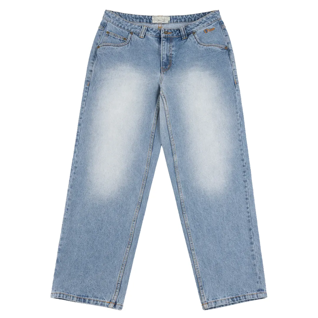 CLASSIC RELAXED DENIM PANTS SANDBLASTED BLUE