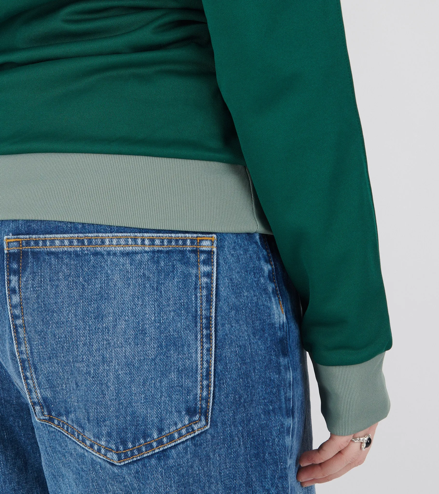 Classic Track Top Collegiate Green/Silver Green