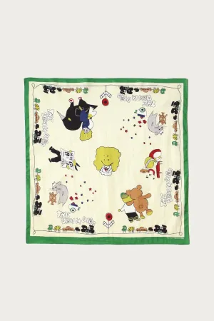 Color Bandanna (PECKISH RAINBOWY PARK) - Green