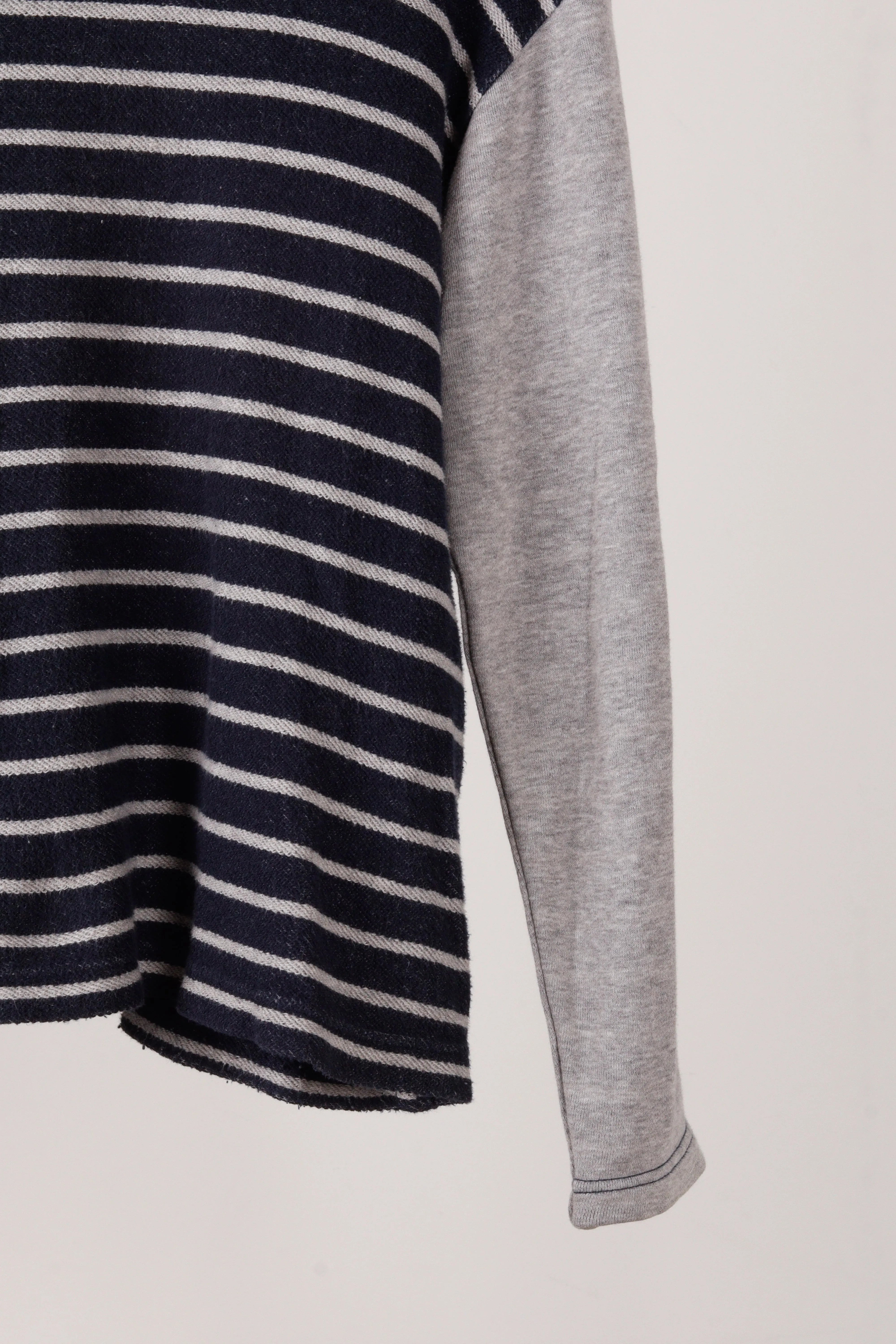 Comme des Garons HOMME AW06 'Overdyed Striped' Knit Crewneck Top (2006)