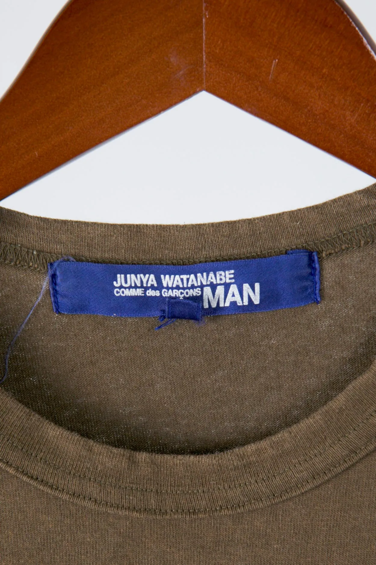 Comme des Garons Junya Watanabe SS04 'USMC Pacific HQ' T-Shirt Military Green (2004)