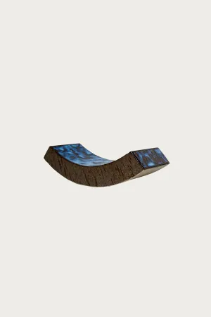 Curve Roof Tile Incense Holder - Indigo