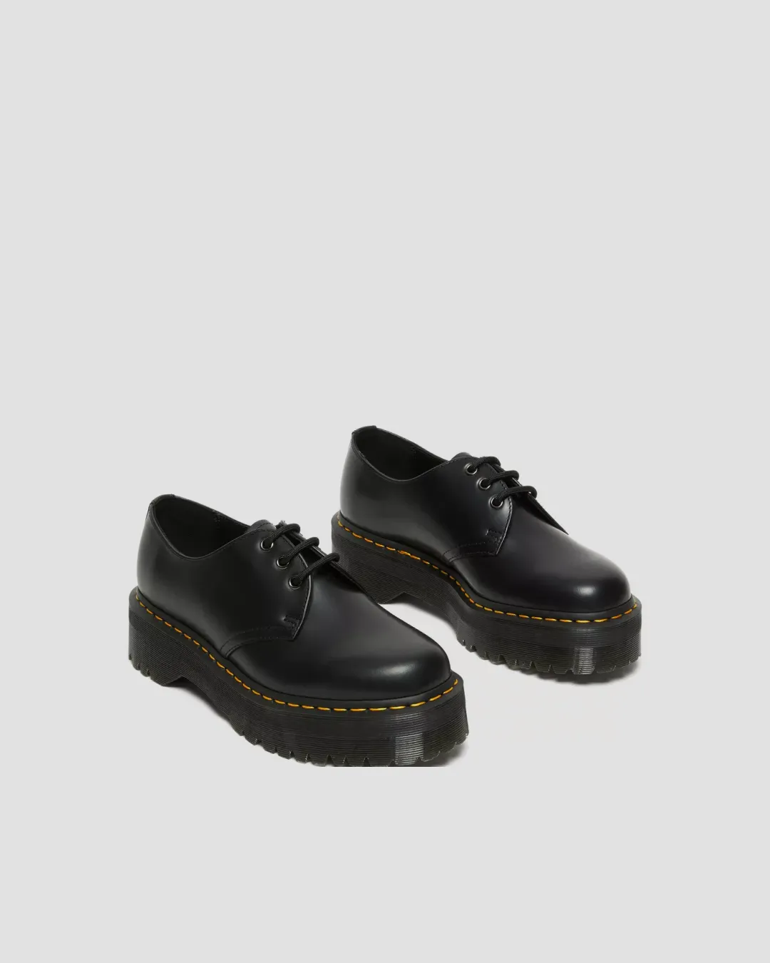 Dr. Martens 1461 Quad Platform 'Smooth Leather' Shoe