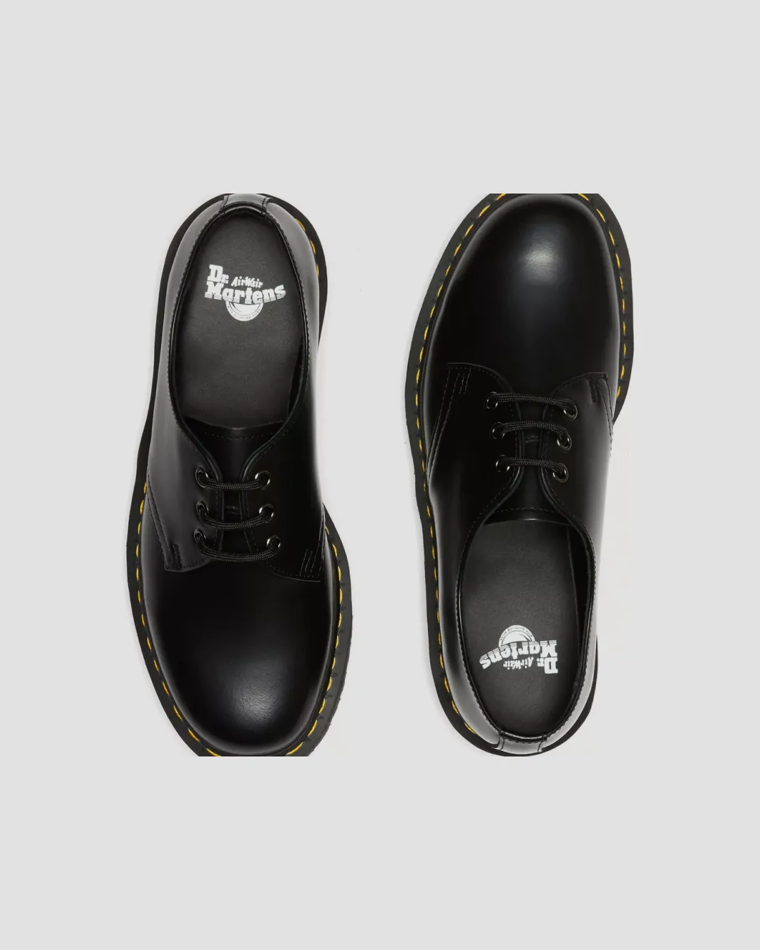 Dr. Martens 1461 Quad Platform 'Smooth Leather' Shoe