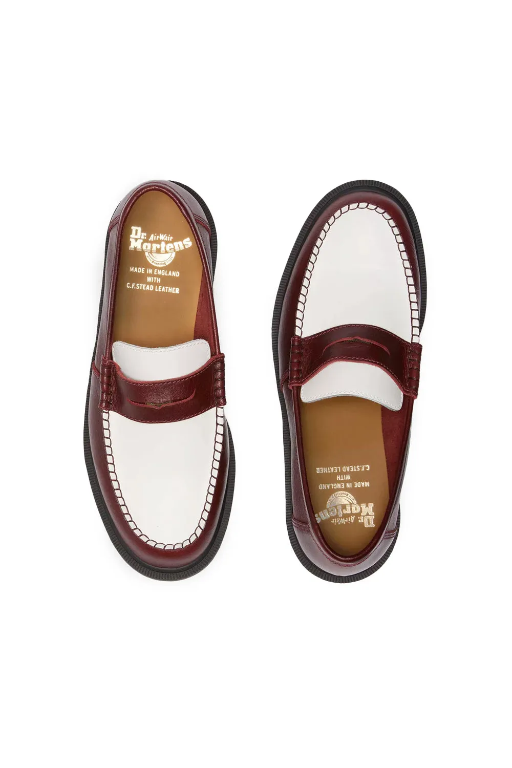 Dr Martens Classic Calf & Smooth Penton 'Burgundy/White'