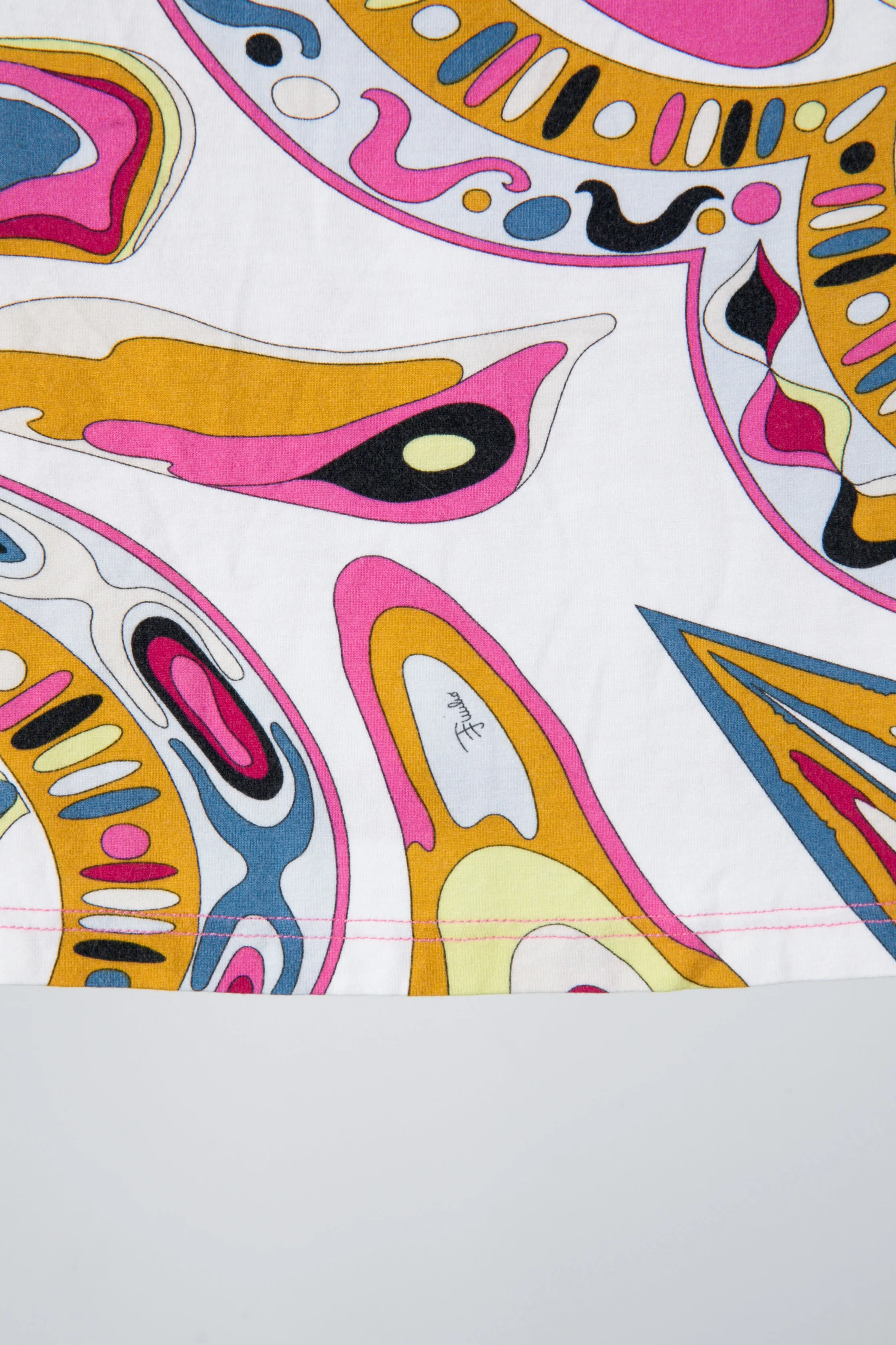 Emilio Pucci SS05 'Geodesic Multicolor Print' Sleeveless Shirt (2005)