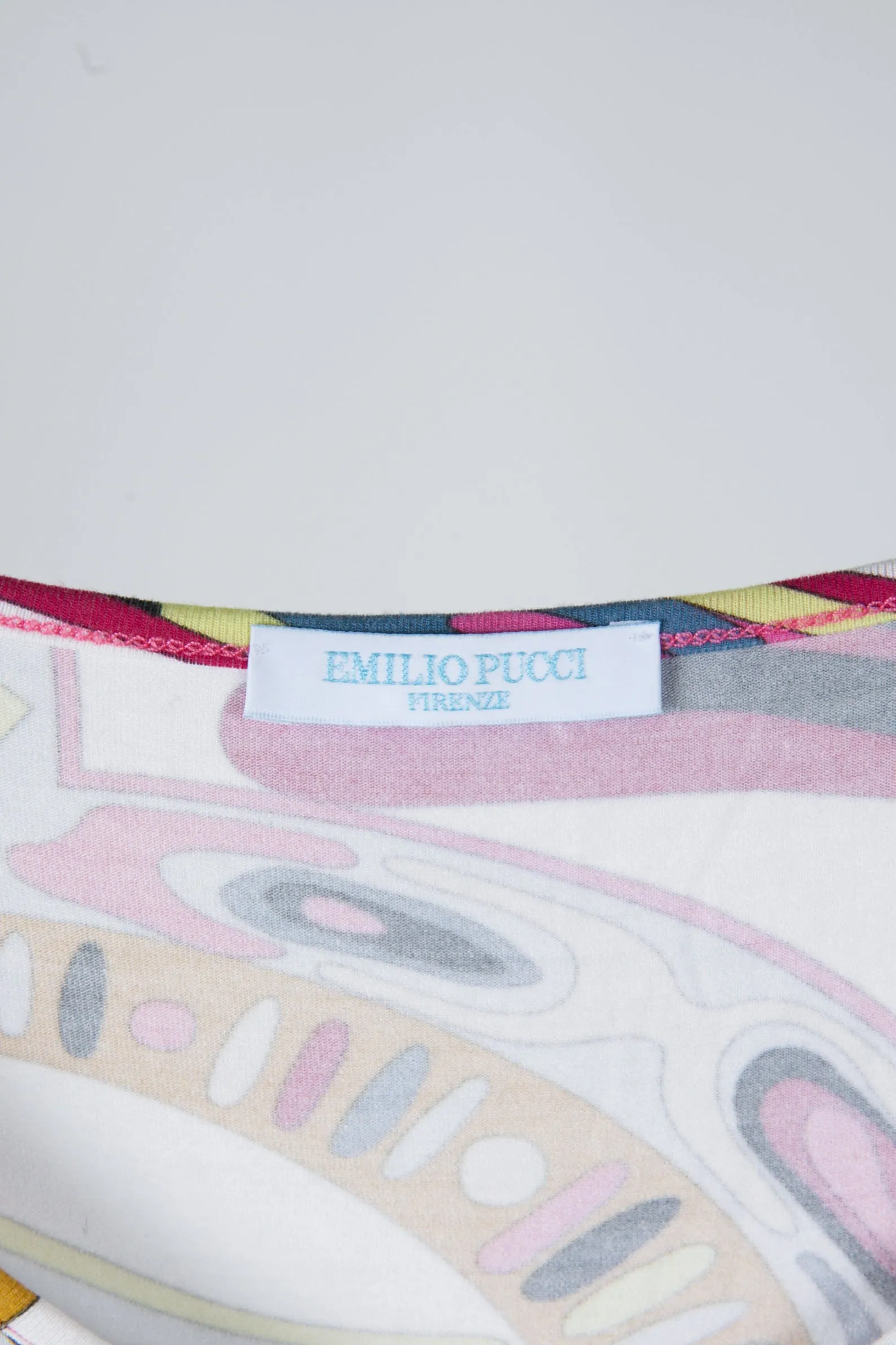 Emilio Pucci SS05 'Geodesic Multicolor Print' Sleeveless Shirt (2005)