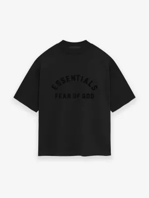 Fear of God Essentials Crewneck T-Shirt in Jet Black