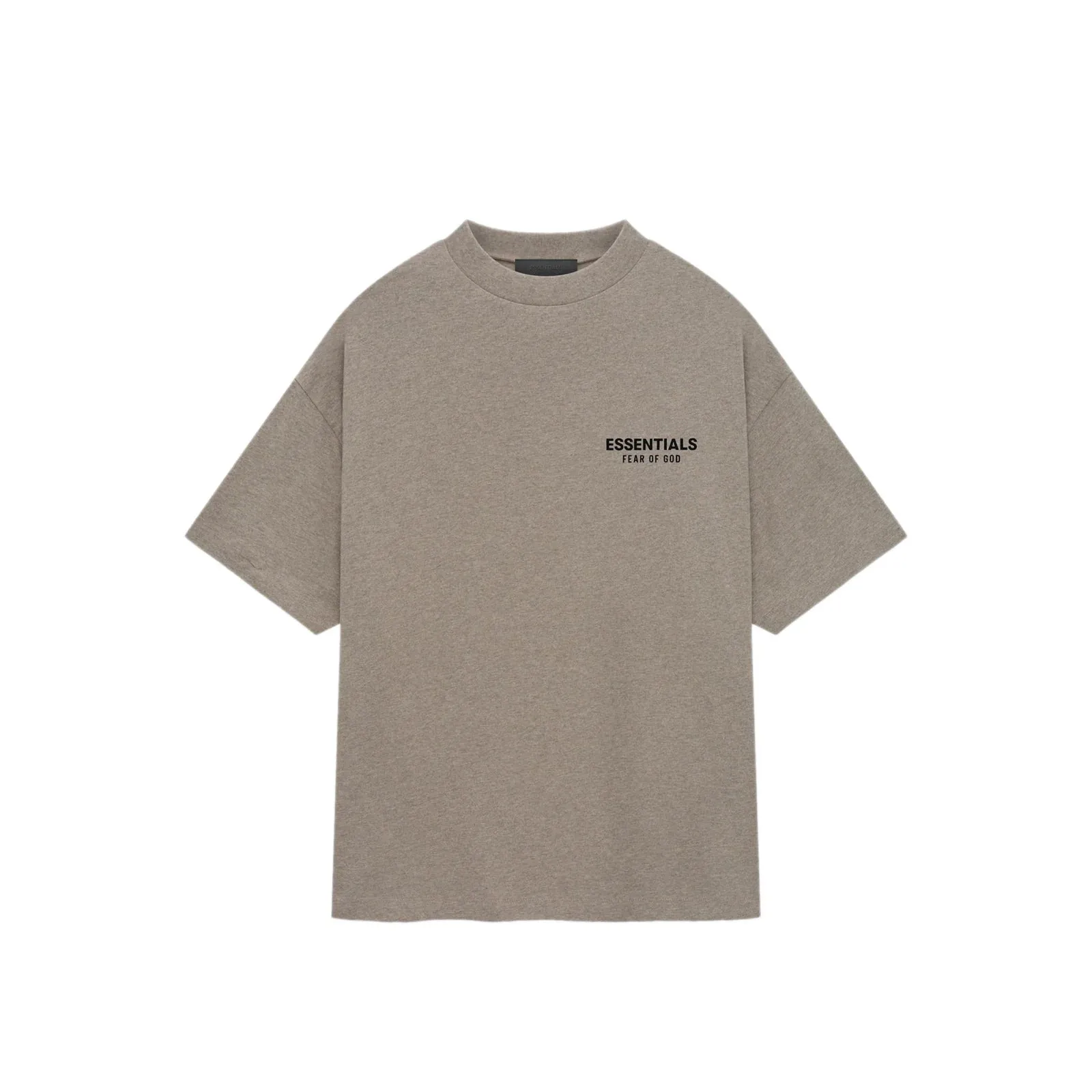 Fear of God Essentials Jersey Crewneck T-Shirt in Heather Grey