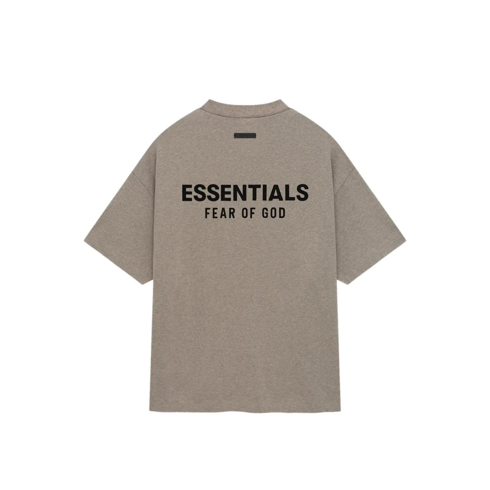 Fear of God Essentials Jersey Crewneck T-Shirt in Heather Grey
