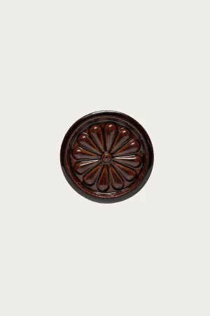 Flower Roof Tile Incense Holder - Earth