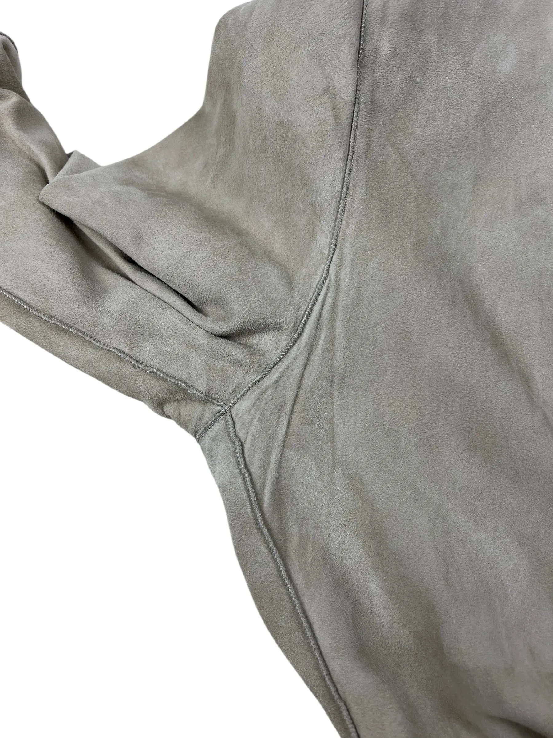 Giorgio Armani suede waterfall jacket
