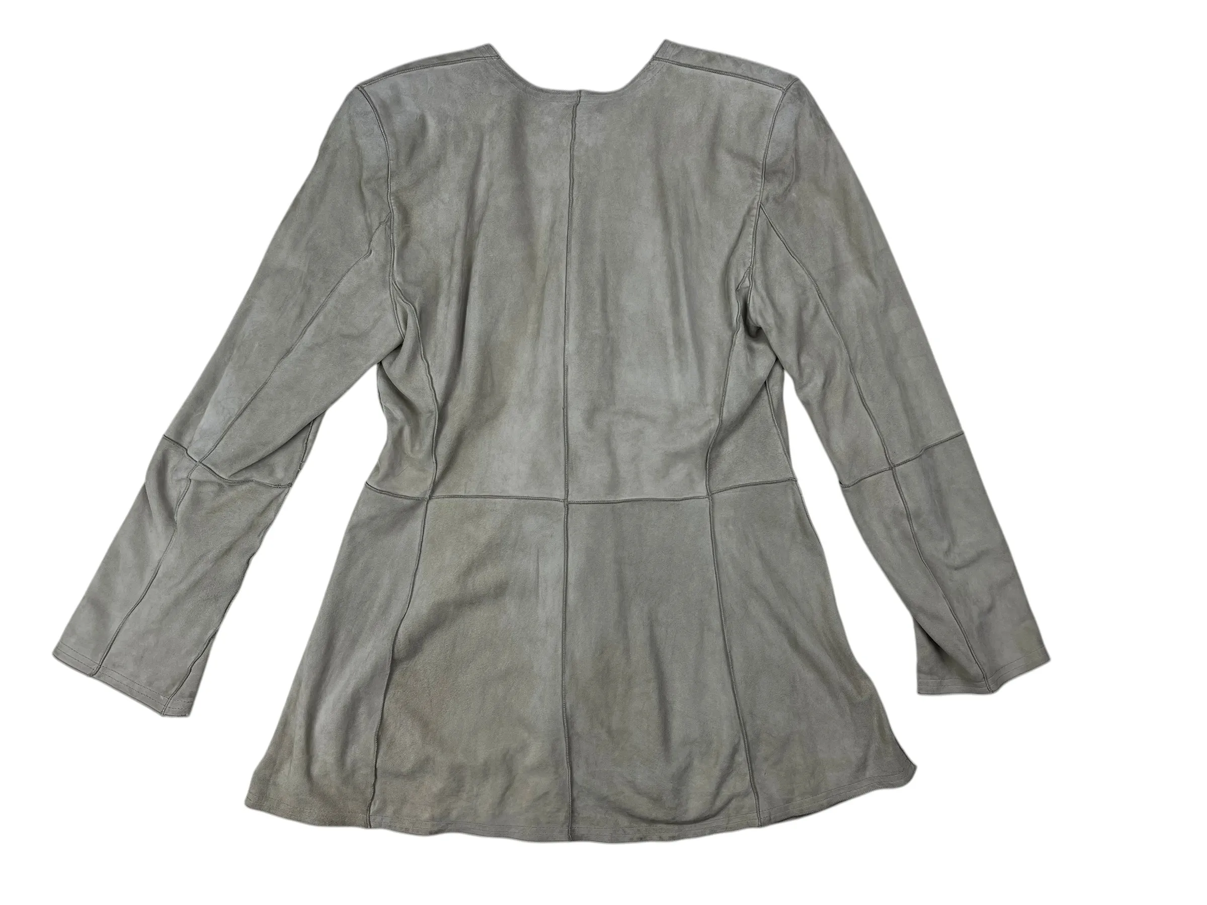 Giorgio Armani suede waterfall jacket