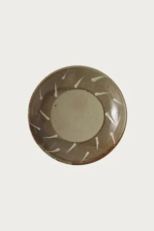 Hamadagama Medium Round Plate - Grey