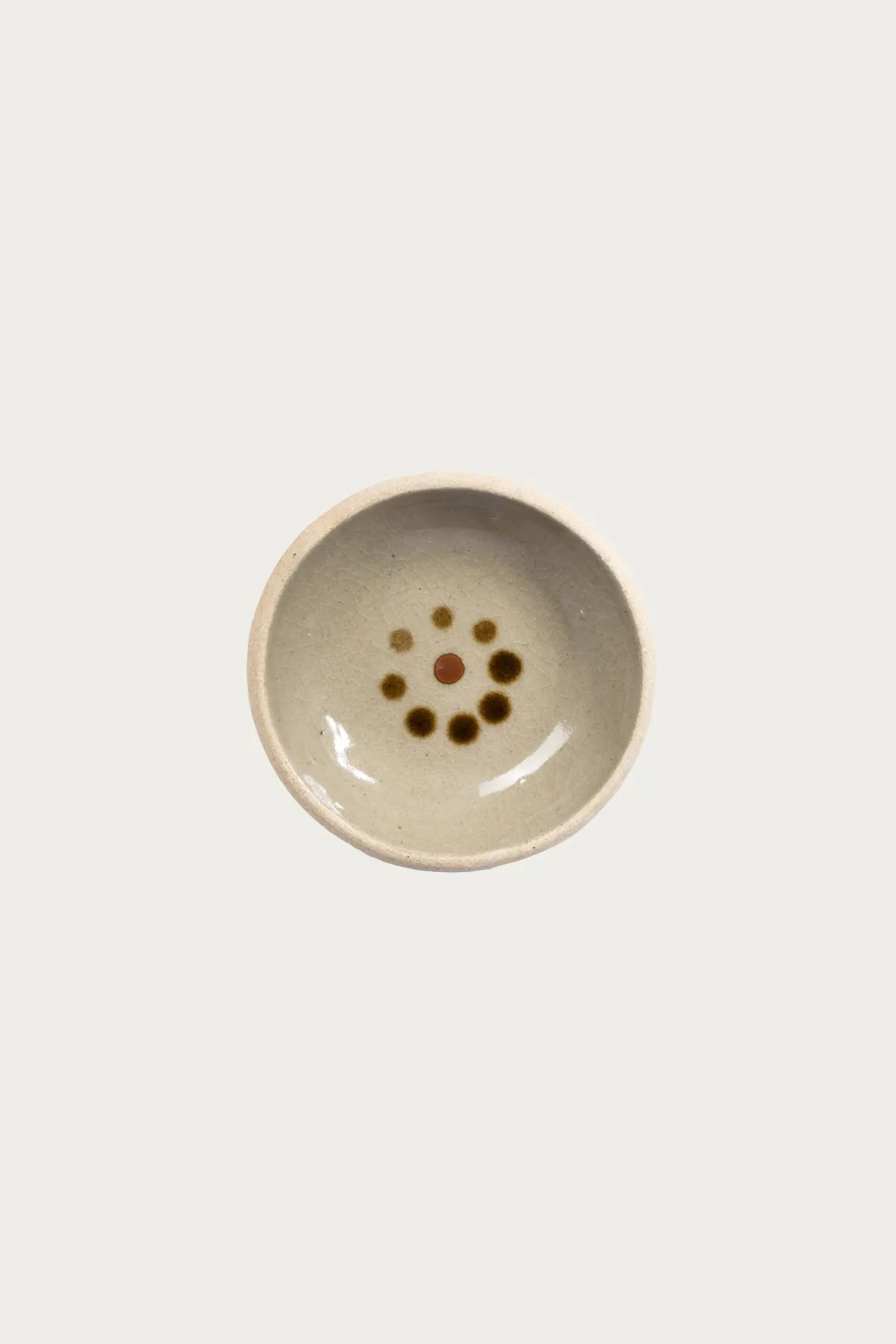 Hamadagama Round Plate - Circle Dot
