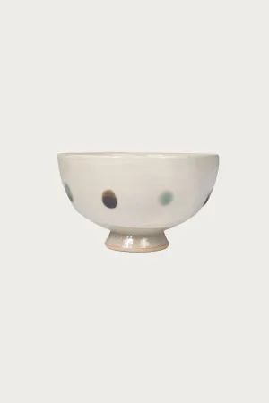Hamadagama x fennica Ceramic Bowl - Blue/Brown Dots