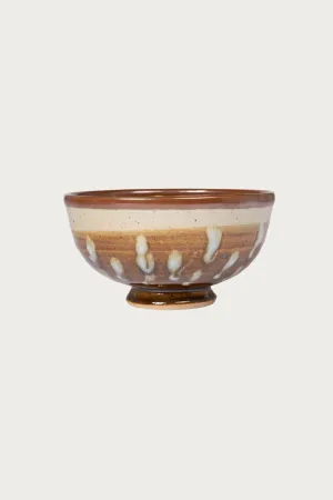Hamadagama x fennica Ceramic Bowl - Olive/White Lines