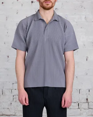 HOMME PLISS ISSEY MIYAKE Pleats May Polo Warm Gray