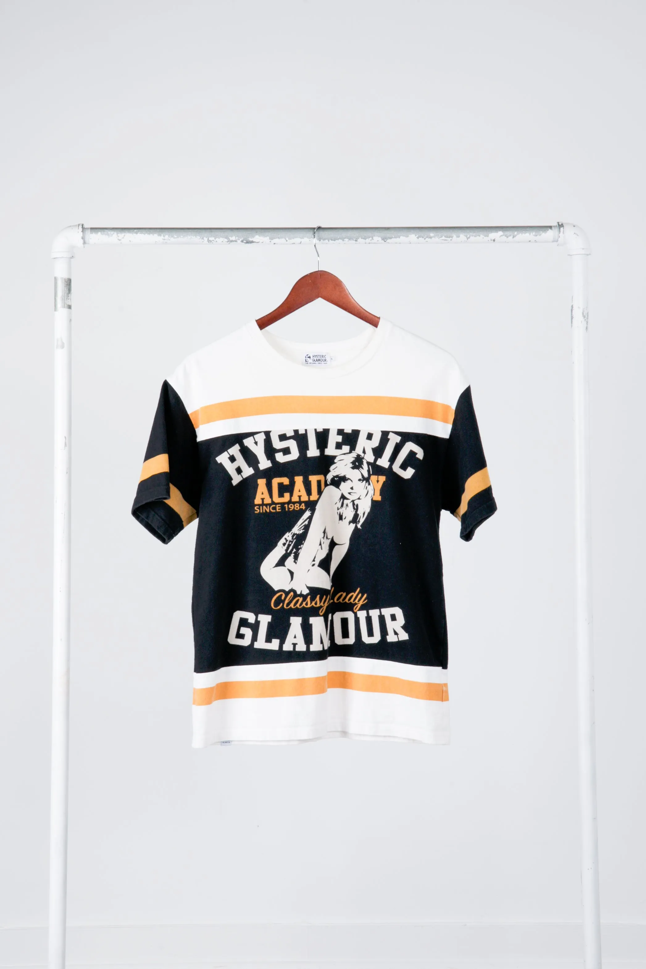 Hysteric Glamour 'A Classy Lady Academy' Football Top T-Shirt