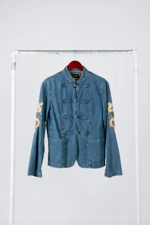 Hysteric Glamour 'Dragon Embroidered Denim Tang' Jacket