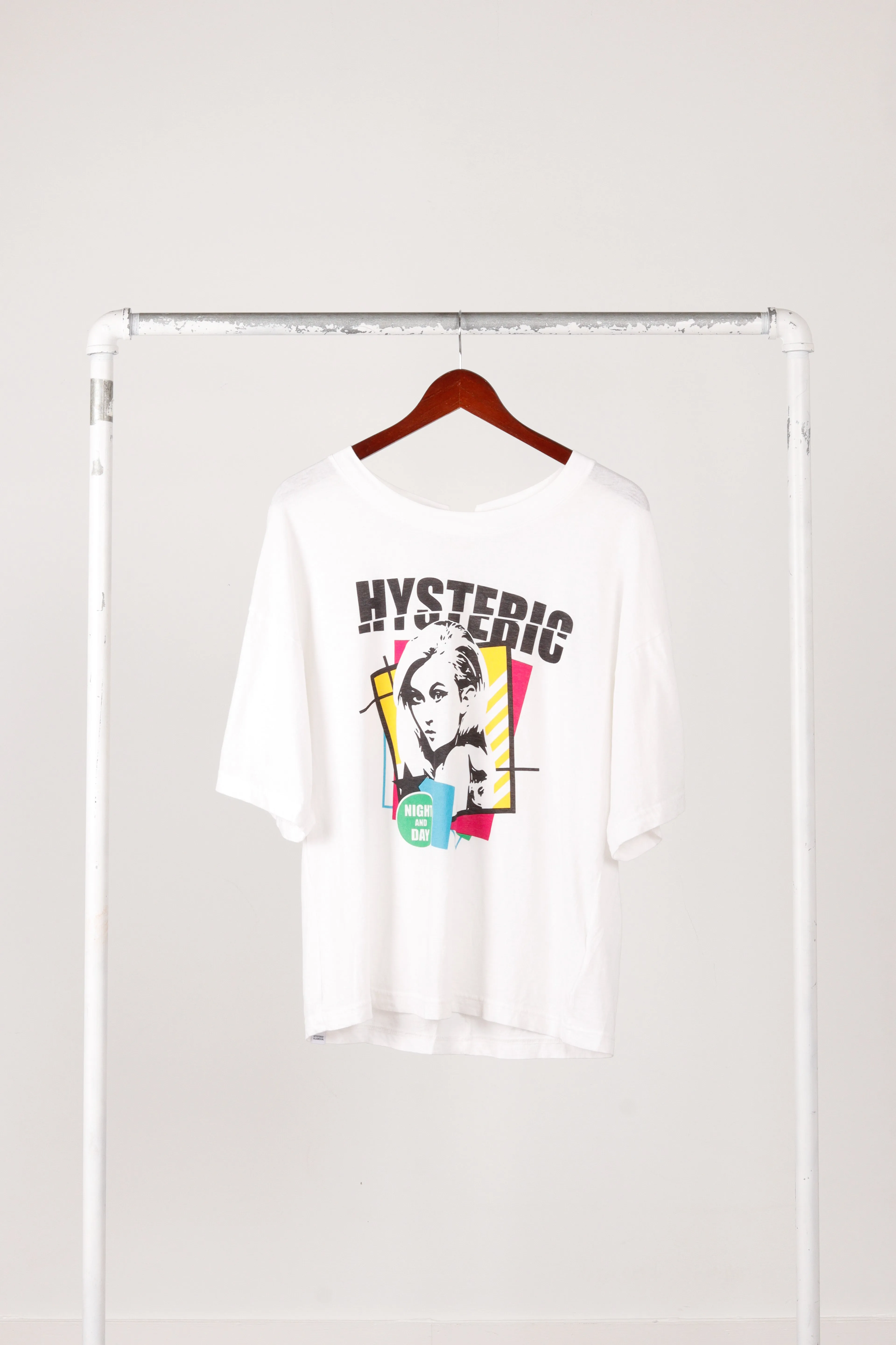 Hysteric Glamour 'Night and Day Girl' Laced T-Shirt White