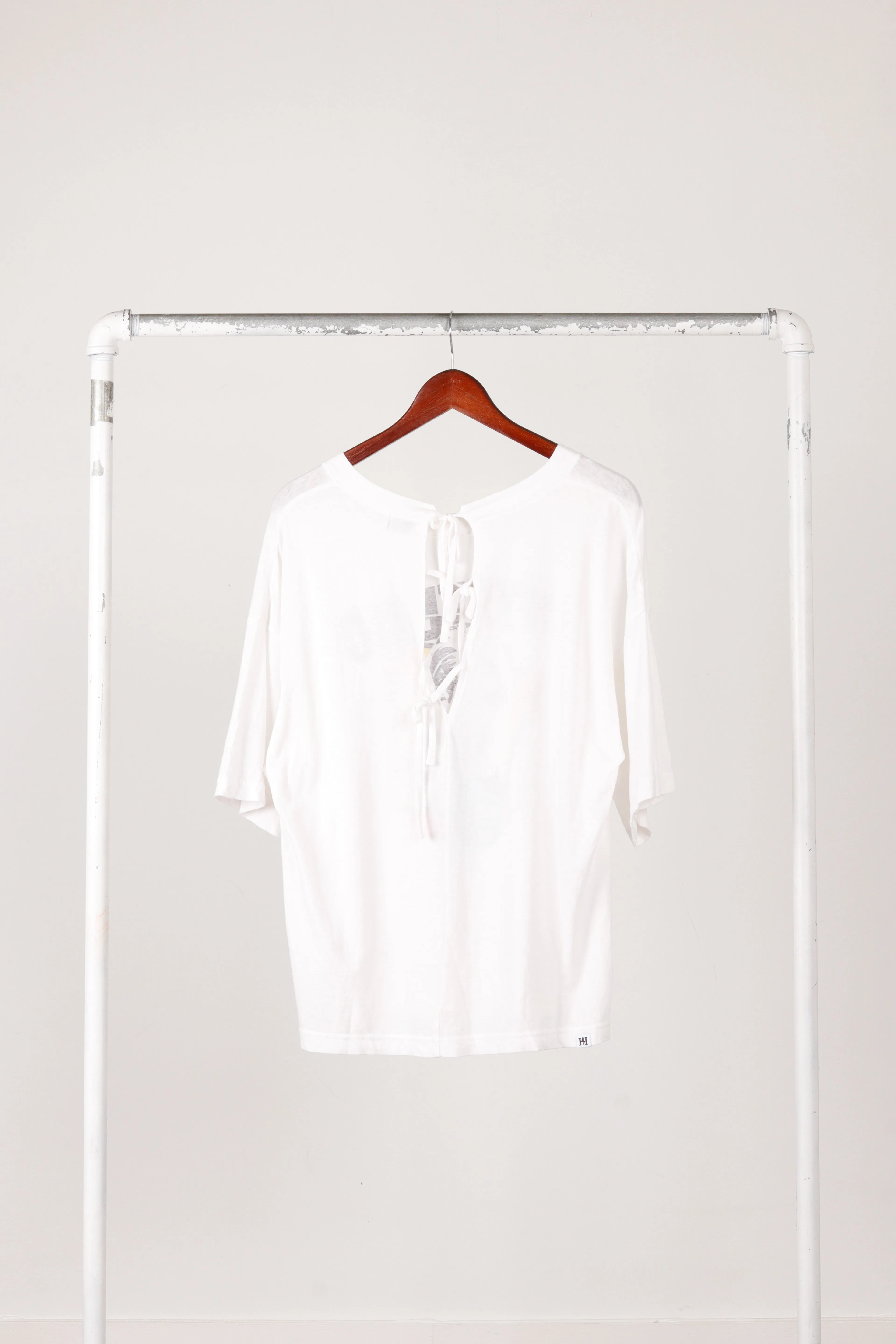 Hysteric Glamour 'Night and Day Girl' Laced T-Shirt White